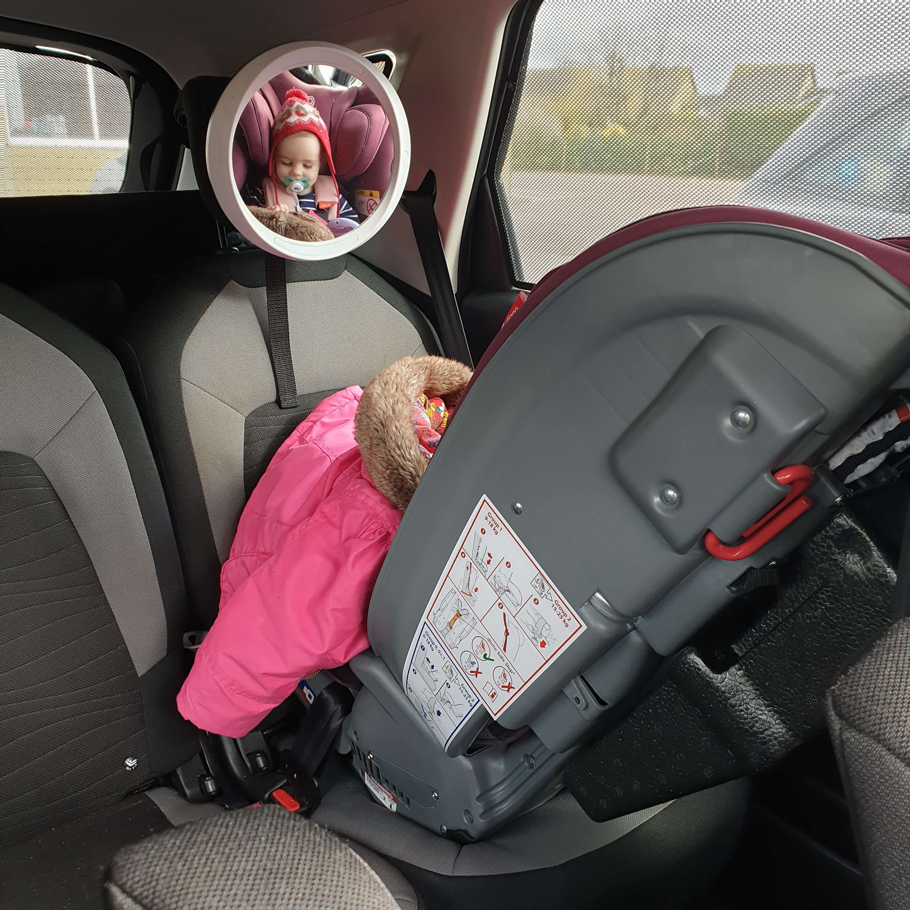 Group 0+/1/2 Car Seat Forward-Facing 9-25kg Extended Rear-Facing from Birth to 25kg Grey Oyster Diono Radian 5